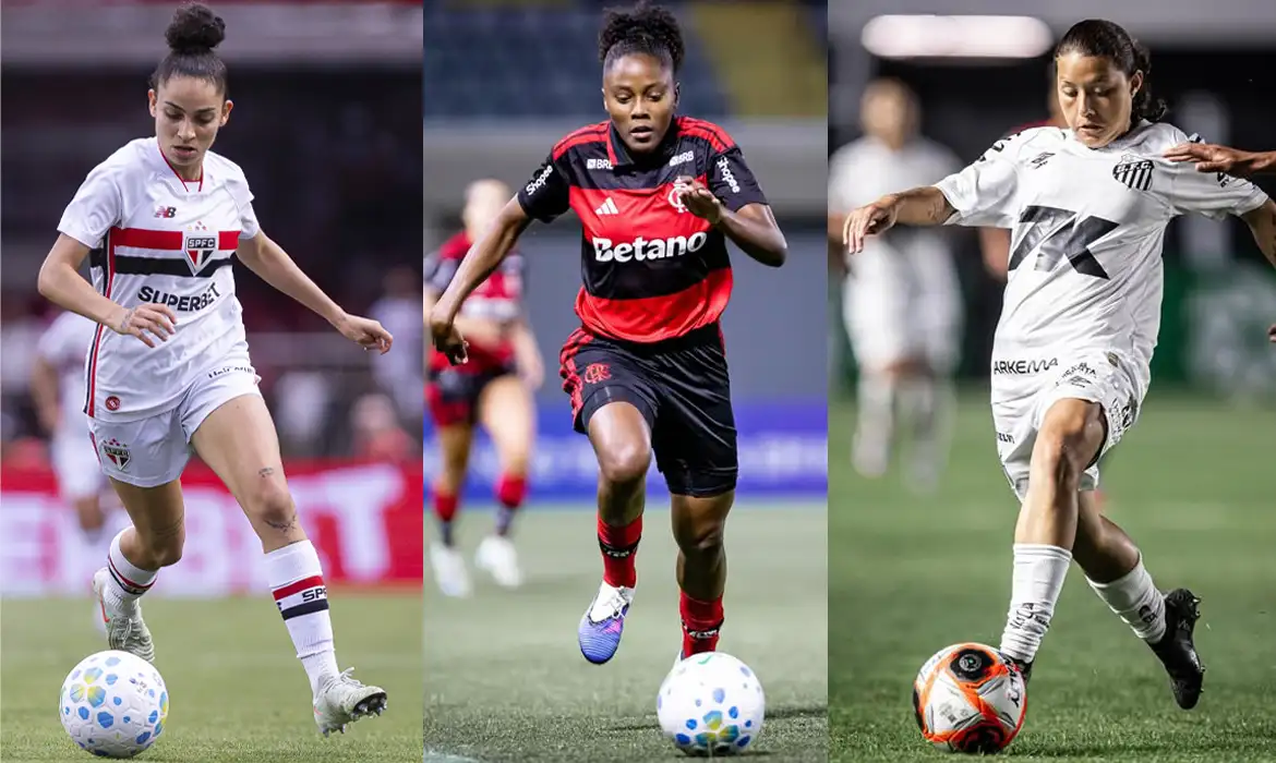 Finalistas jogadora revelação do Prêmio TV Brasil Petrobras Para Elas
