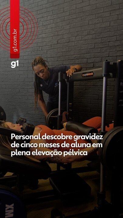 A gravidez na academia: personal descobre gestação de aluna