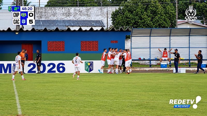 Cacerense na Copa FMF: Cacerense goleia Campo Novo por 5 a 0