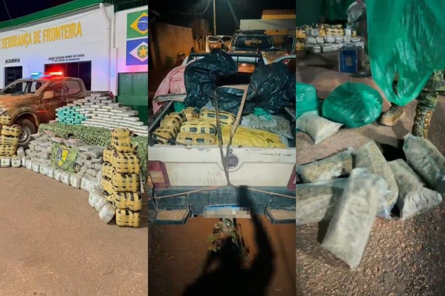 Apreensão de drogas pelo Gefron gera prejuízo de R$ 690 mil