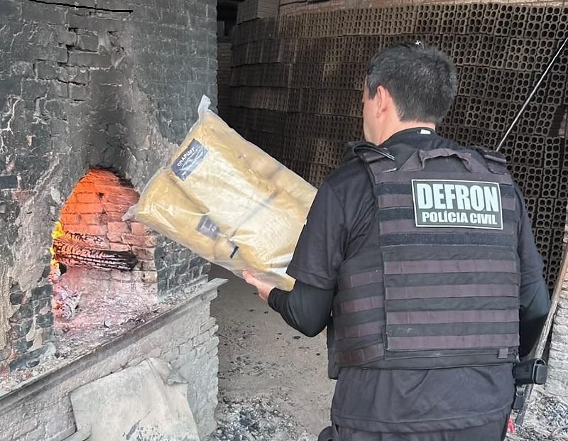 Incineração de drogas: Polícia Civil destrói uma tonelada em Cáceres