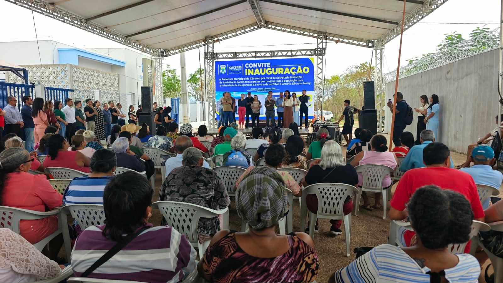 Inauguração do CRAS II em Cáceres homenageia Antônia Rostey