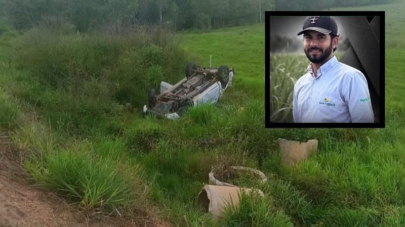 Morte de estudante em Barra do Bugres: Agronomia morre após capotamento