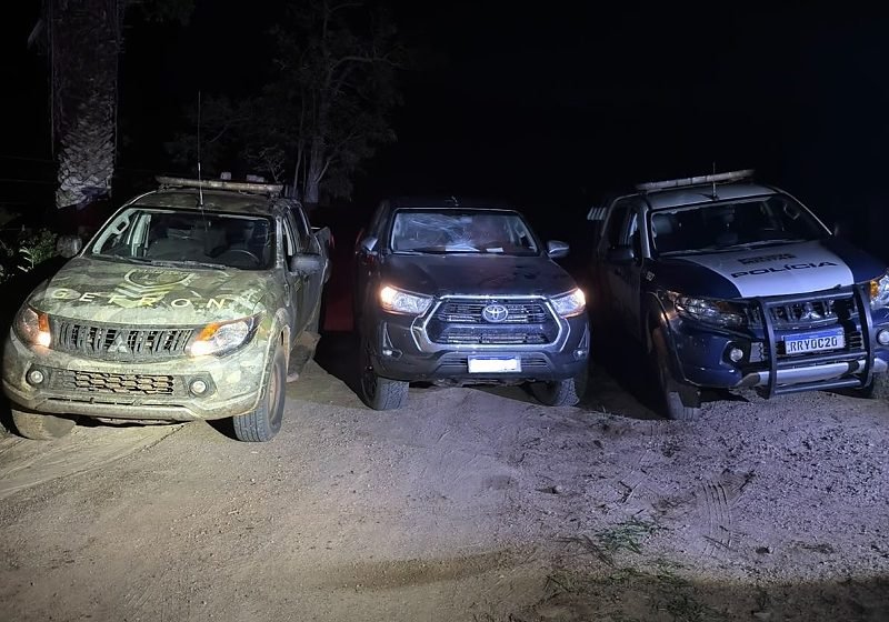 Hilux roubada em Salto do Céu: veículo é recuperado em Jauru