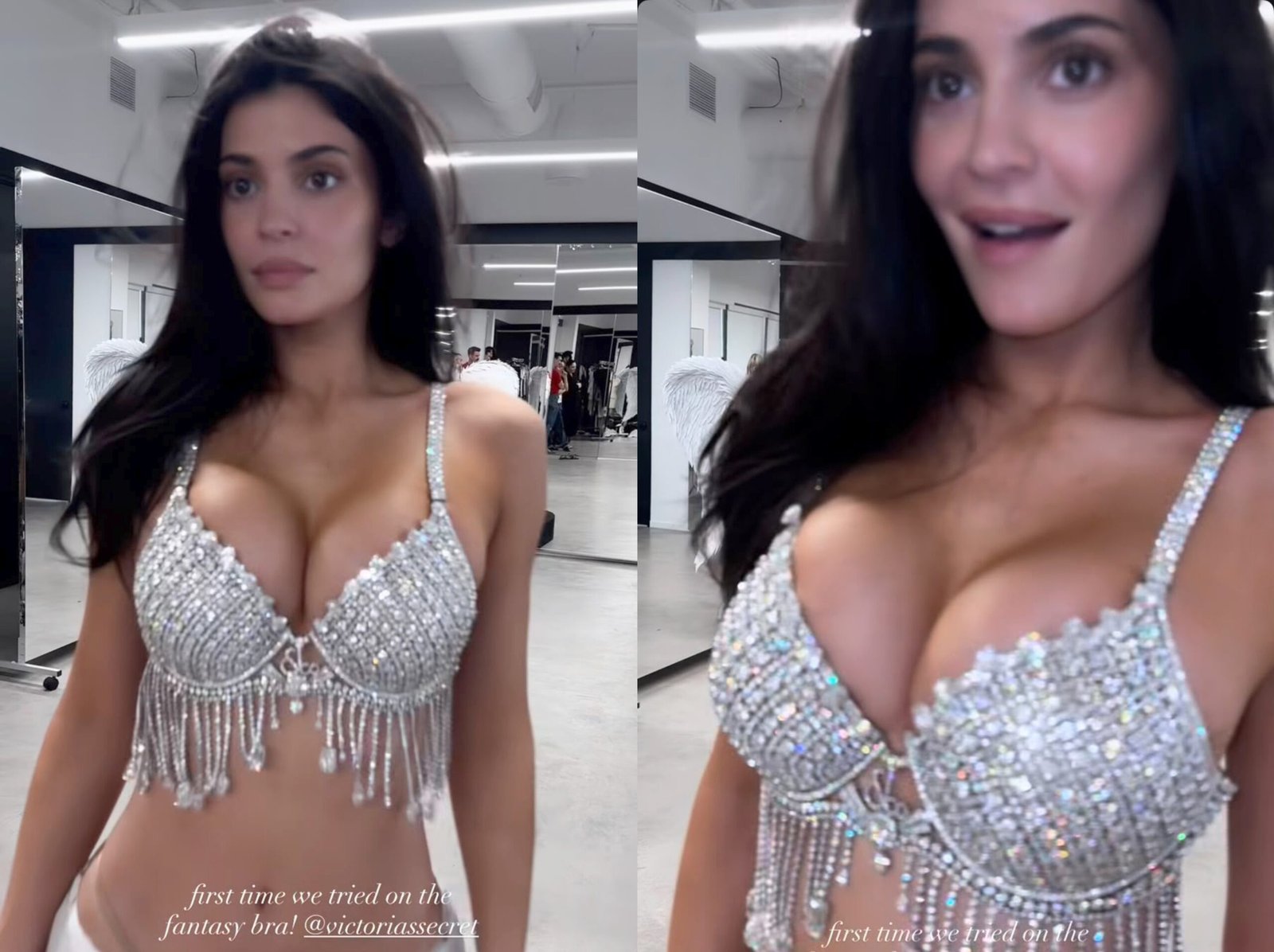 O Fantasy Bra: Kylie Jenner experimenta joia de R$ 250 milhões