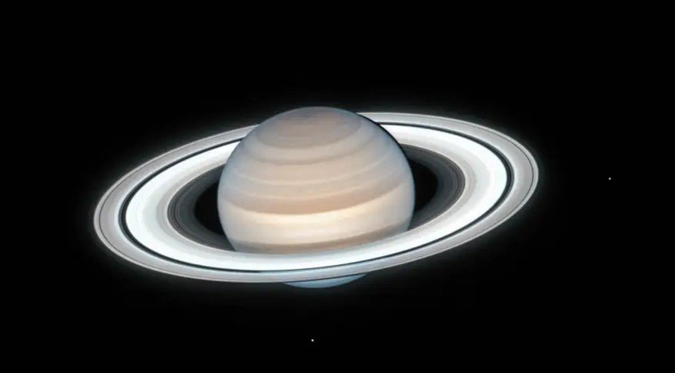 Saturno, o planeta dos anéis.