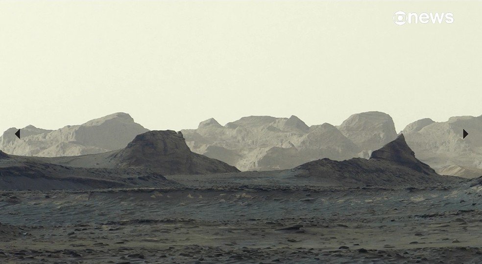 Imagem inédita de Marte — Foto: Nasa